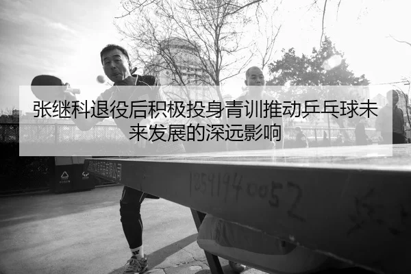 张继科退役后积极投身青训推动乒乓球未来发展的深远影响